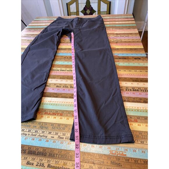 prAna Pants Mens 32x32 Gray Slim Fit Breathe Hiking Camping Outdoors *FLAW - Picture 12 of 14
